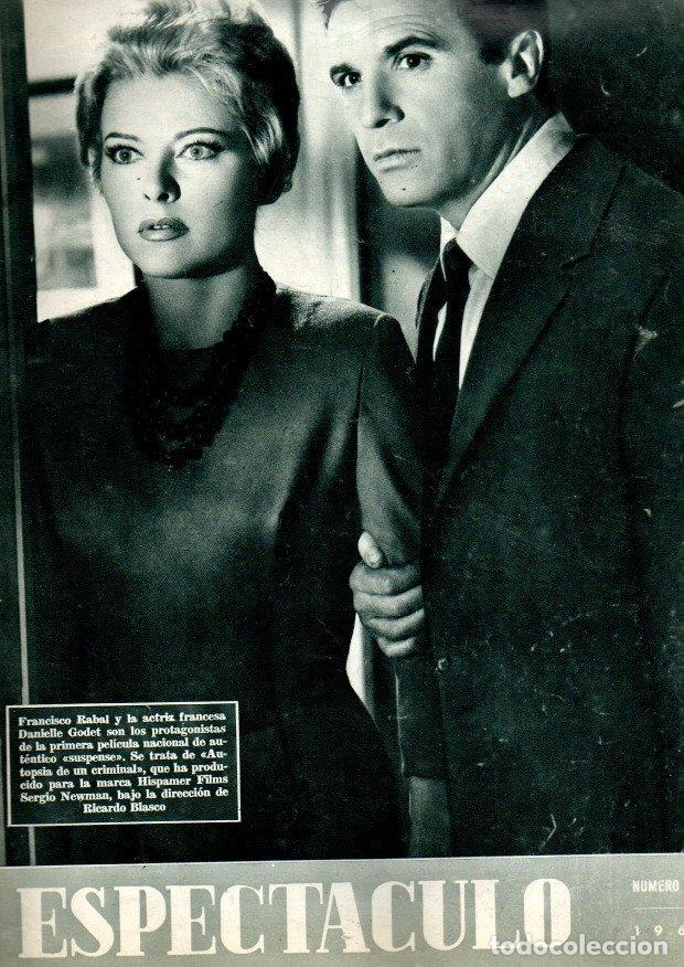 Gebrauchte B&uuml;cher: ESPECTACULO. REVISTA DEL SINDICATO NACIONAL. A&Ntilde;O XIII. NUMERO 162. FEBRERO, 1962. - REVISTA.