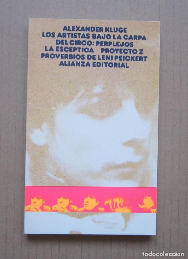 Gebrauchte B&uuml;cher: ALEXANDER KLUGE-LOS ARTISTAS BAJO LA CARPA DEL CIRCO: PERPLEJOS Y OTROS-ALIANZA 1972