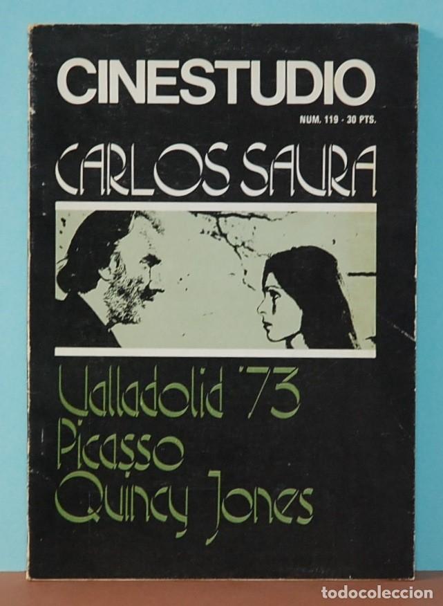 Livros em segunda m&atilde;o: REVISTA Cine Estudio. n&ordm; 119. Carlos Saura/ Valladolid 73/ Picasso / Quince Jones. Madrid 1961