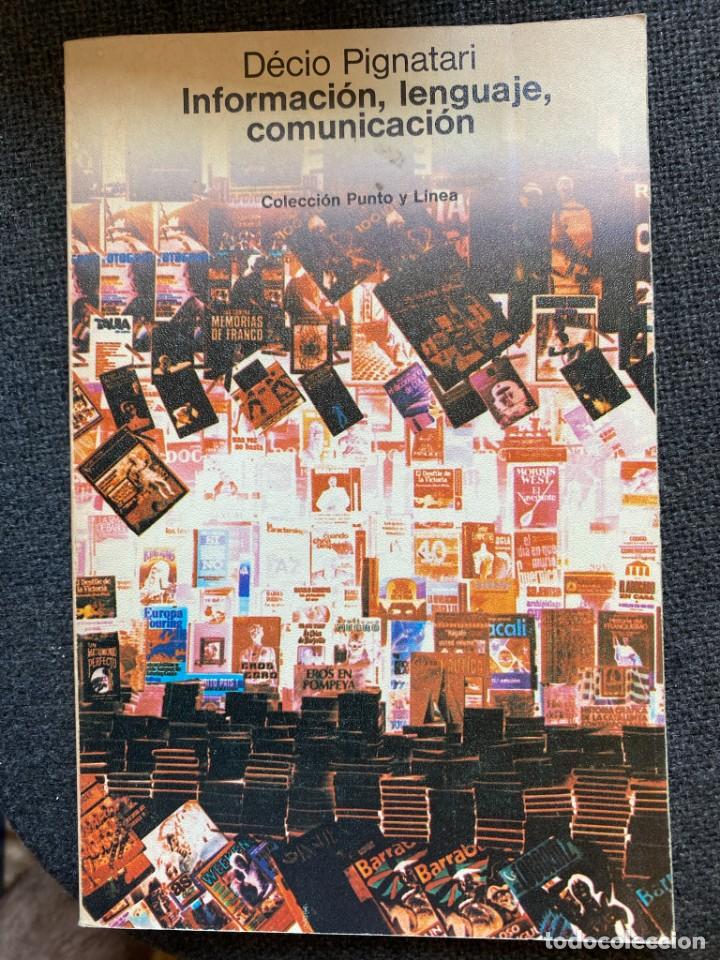 Libros de segunda mano: INFORMACI&Oacute;N, LENGUAJE COMUNICACI&Oacute;N - Foto 1