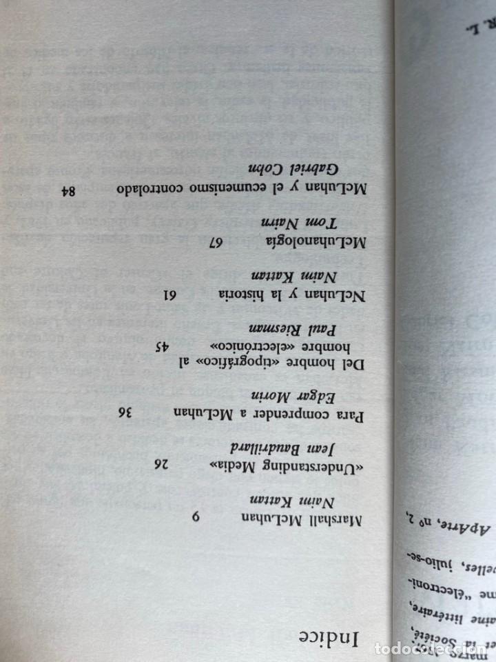Libros de segunda mano: AN&Aacute;LISIS DE MARSHALL MCLUHAN - Foto 2