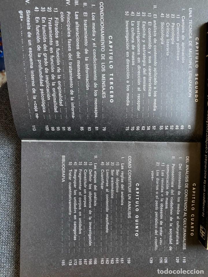 Libros de segunda mano: PARA ANALIZAR LOS MASS MEDIA - Foto 3