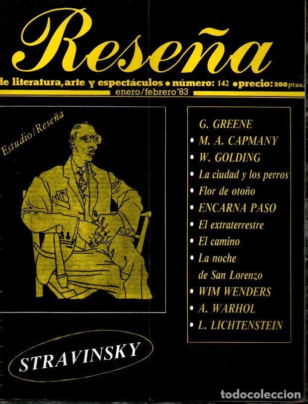 Libri di seconda mano: RESE&Ntilde;A DE LITERATURA, ARTE Y ESPECTACULOS. A&Ntilde;O XIX. NUMERO 142. ENERO-FEBRERO 1983. - REVISTA.