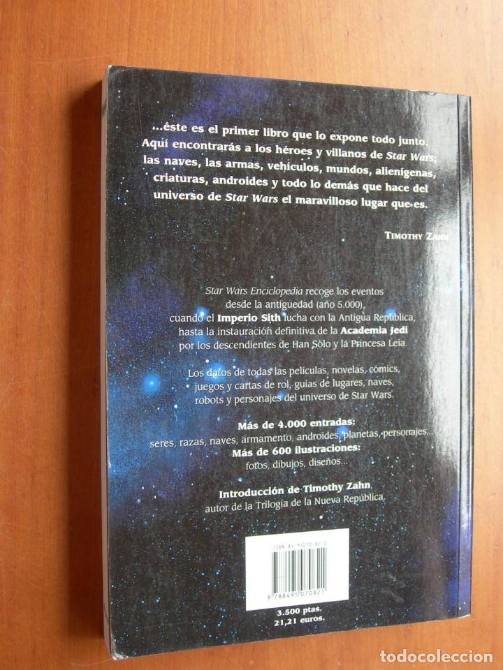 Libros de segunda mano: STAR WARS ENCICLOPEDIA / STEPHEN J. SANSWEET - Foto 2