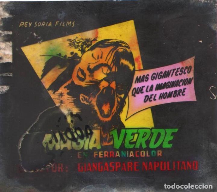 Libri di seconda mano: CLICH&Eacute; PLACA,DE PL&Aacute;STICO, PUBLICIDAD DE CINE. MAGIA VERDE. CLICH&Eacute;-06