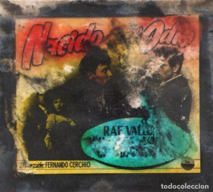 Libri di seconda mano: CLICH&Eacute; PLACA DE PL&Aacute;STICO, PUBLICIDAD DE CINE. NACIDO DEL ODIO. CLICH&Eacute;-08