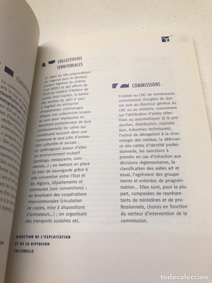 Libros de segunda mano: CNC Centre national de la vin&eacute;matigraphie Made d&rsquo;emploi Ref H - Foto 5