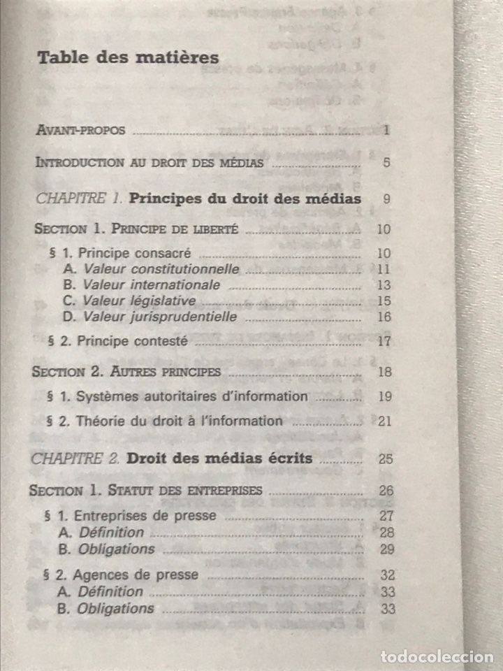 Libros de segunda mano: Droit des medias- Emmanuel Derieux Ref H - Foto 5