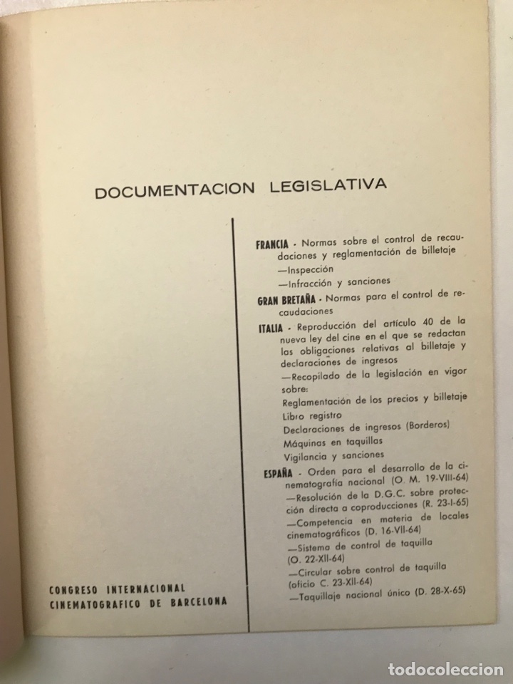 Libros de segunda mano: internacional cinematogr&aacute;fica El control de taquilla Ref I - Foto 14