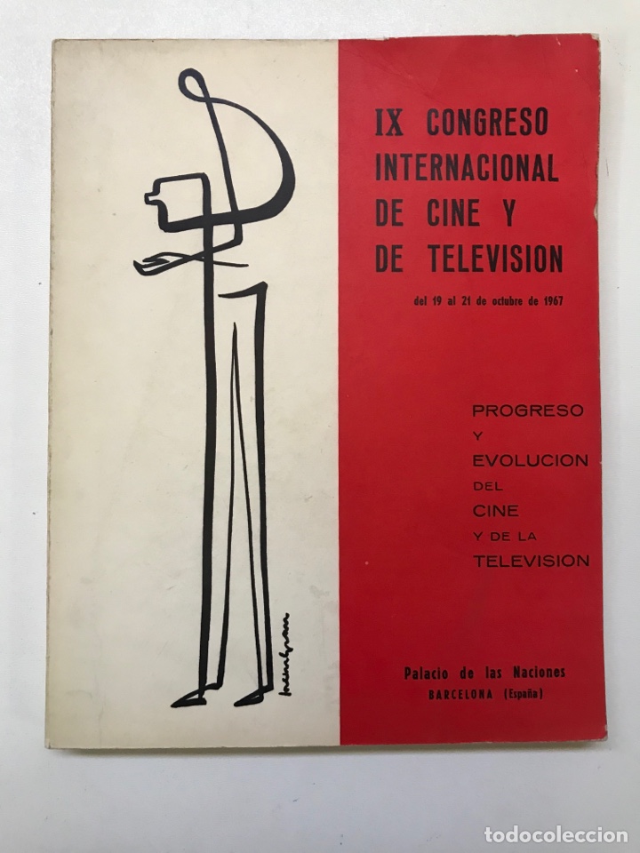 Libros de segunda mano: IX Congreso internacional de cine y televisi&oacute;n 1967 Ref I - Foto 1