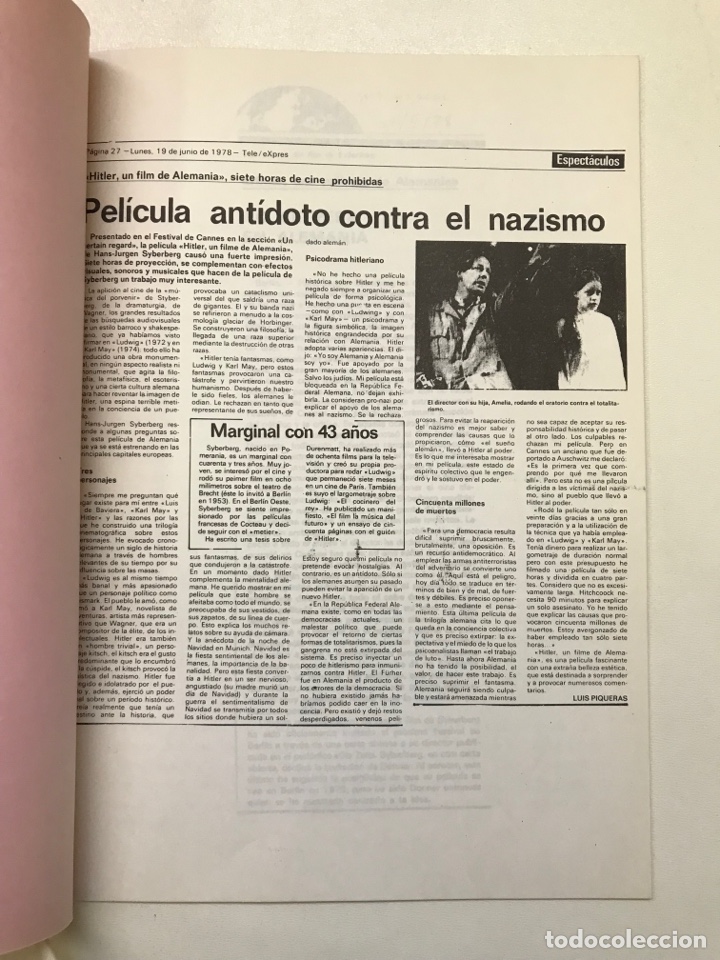 Libros de segunda mano: Setmana internacional de cinema de Barcelona Dossier I.N.A Ref I - Foto 2