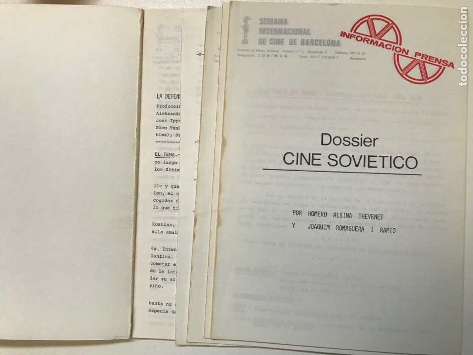 Libros de segunda mano: 19 Semana internacional de cine de Barcelona 1977 Ref I - Foto 2