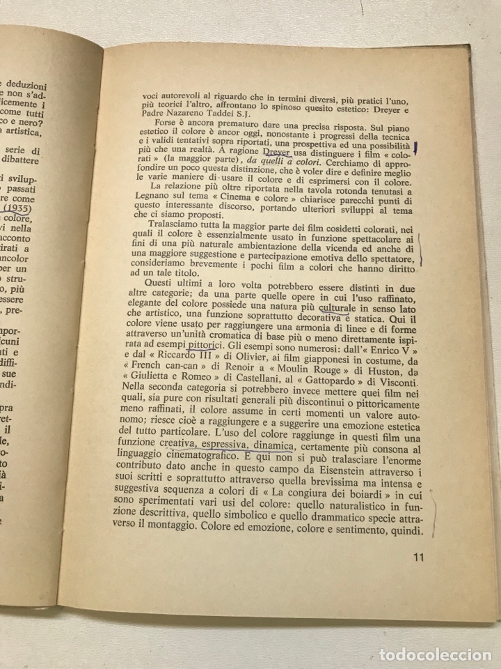 Libros de segunda mano: Cineme e colore. a cura di massimo maisetti.Ref I - Foto 4