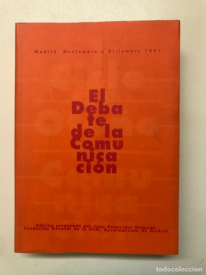 Libros de segunda mano: El debate de la comunicaci&oacute;n 1997 Ref I - Foto 1