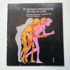 Libros de segunda mano: 15 SEMANA INTERNACIONAL DE CINE EN COLOR.24X21CM-1973 REF K