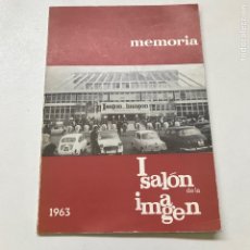 Libros de segunda mano: MEMORIA I SALÓN DE LA IMAGEN 24X17CM - 85 PÁGINAS REF K