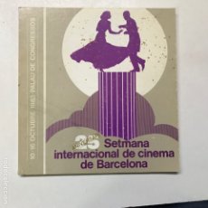 Libros de segunda mano: 13 SEMANA INTERNACIONAL DE CINEMA EN BARCELONA .24X21CM-1984
