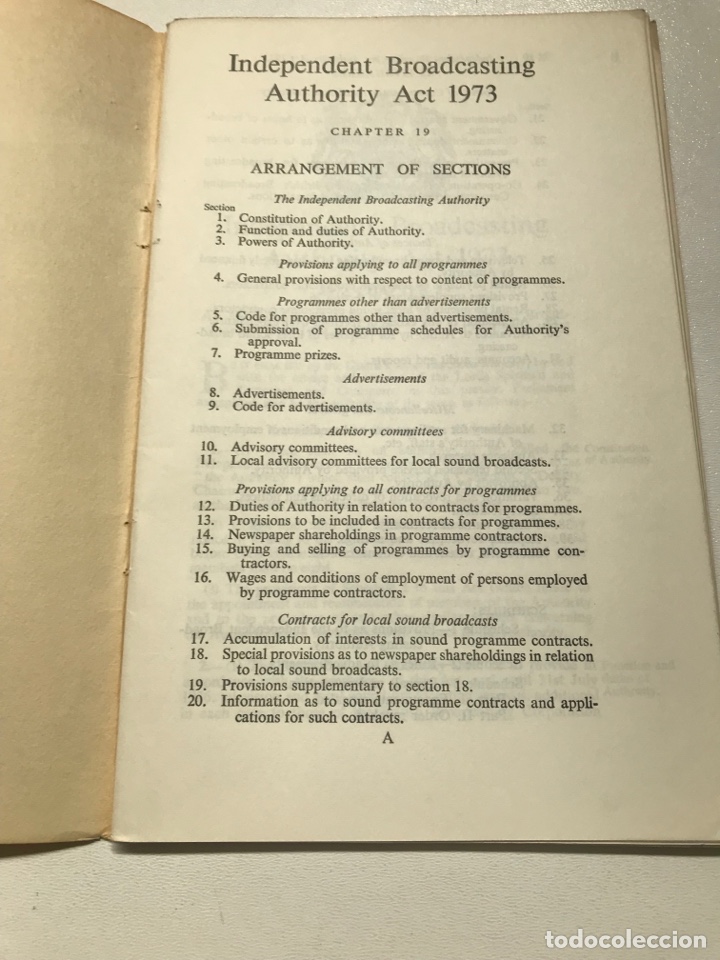 Libros de segunda mano: Independent Broadcasting Authotity 1973 Ref J - Foto 2