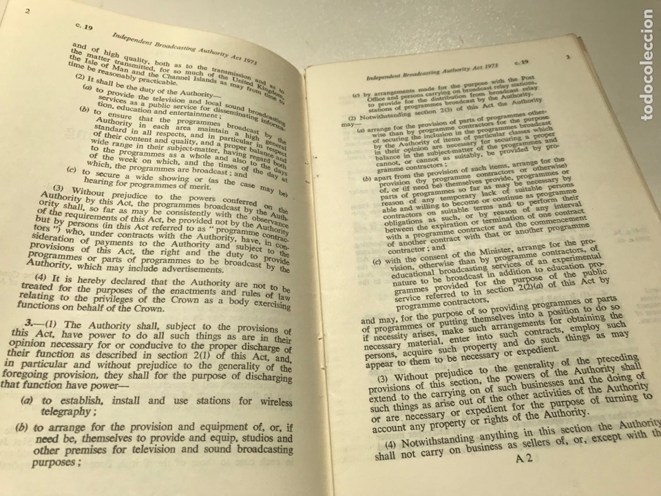 Libros de segunda mano: Independent Broadcasting Authotity 1973 Ref J - Foto 5