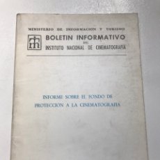 Libros de segunda mano: BOLETÍN INFORMATIVO DEL INSTITUTO NACIONAL DE CINEMATOGRÁFIA 1966 REF J. Lote 278815283