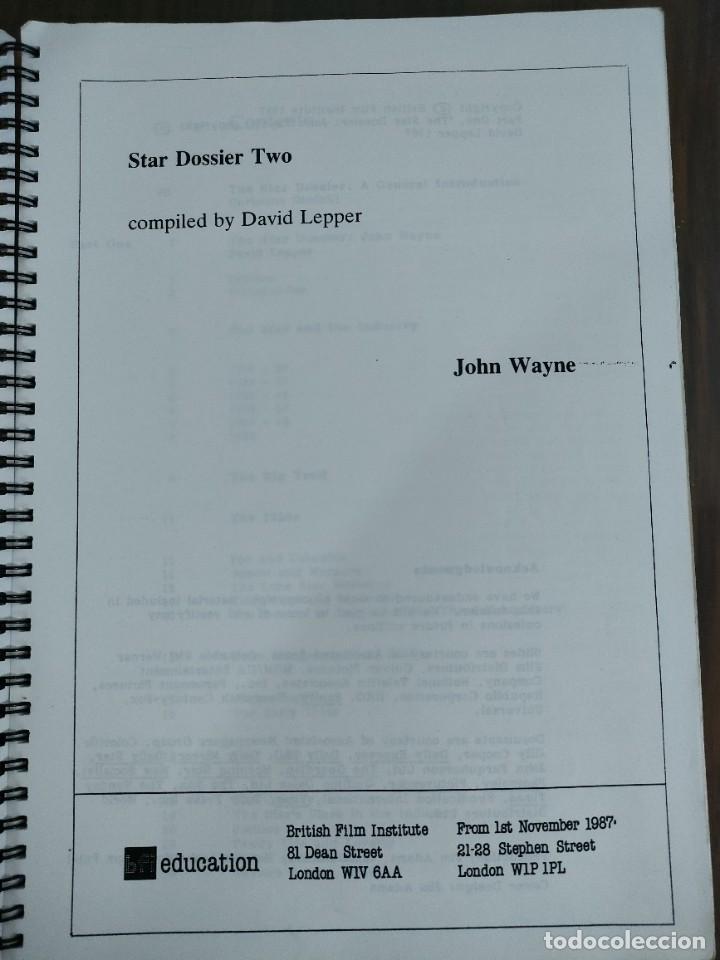 Libros de segunda mano: STAR DOSSIER 2 - JOHN WAYNE - DAVID LEPPER - BFI 1987 INGLES - Foto 4