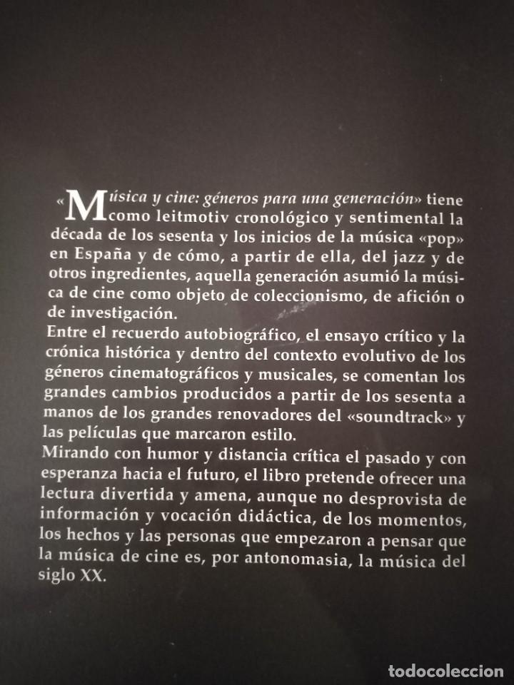 Libros de segunda mano: M&uacute;sica y Cine. Alejandro Pach&oacute;n. - Foto 2
