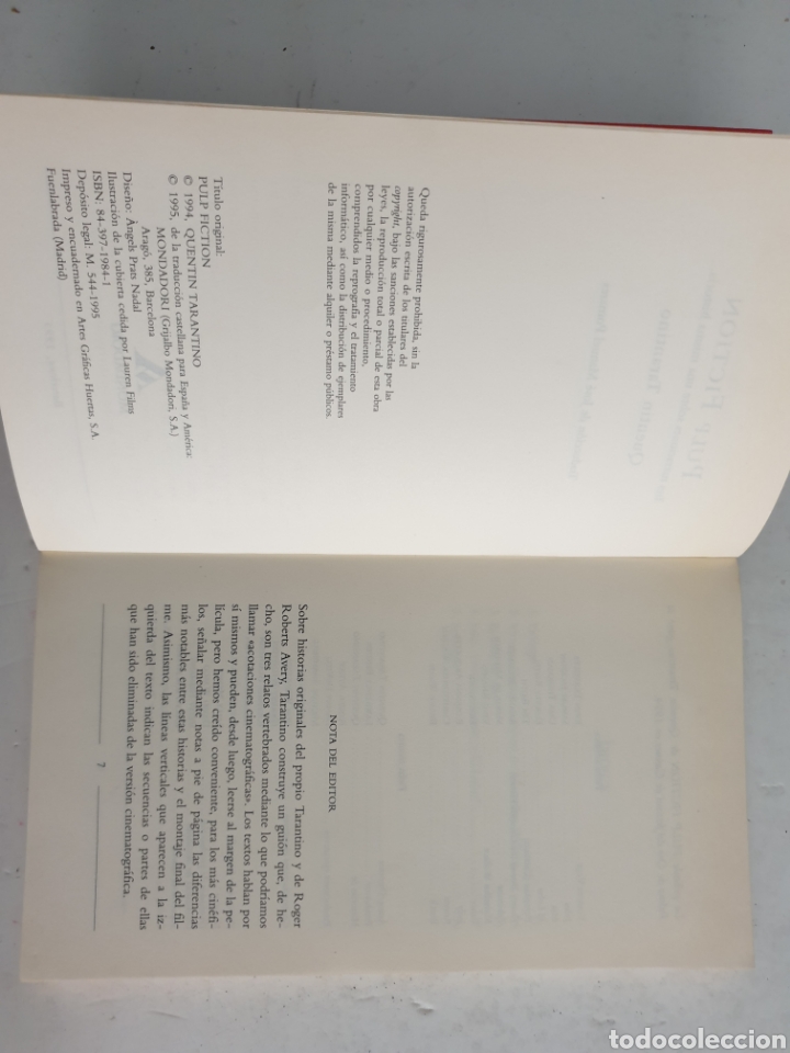 Libros de segunda mano: QUENTIN TARANTINO PULP FICTION - Foto 2