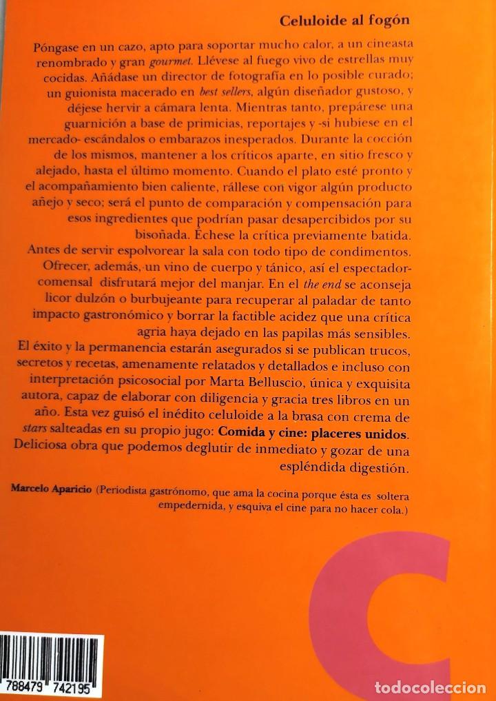 Libros de segunda mano: Comida y cine placeres unidos Marta Belluscio - Foto 2