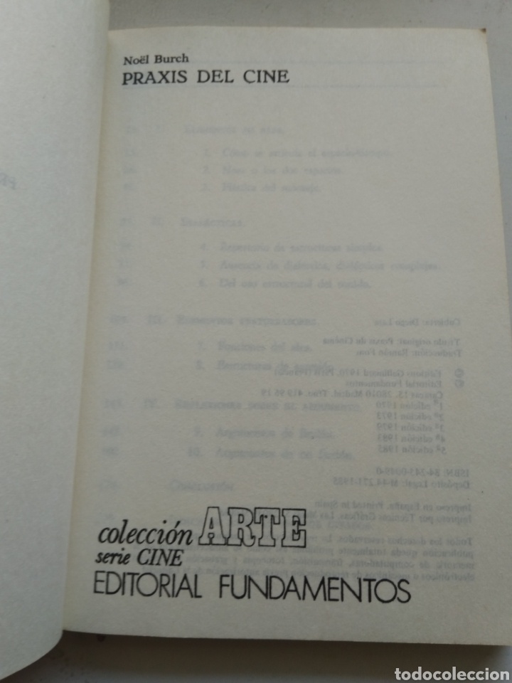 Libros de segunda mano: PRAXIS DEL CINE/NO&Euml;L BURCH - Foto 2