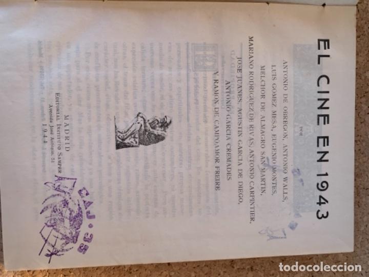 Libros de segunda mano: El cine en 1943 (bols, 15) - Foto 2