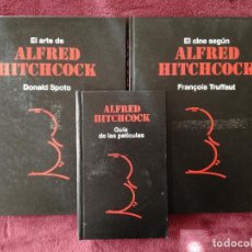 Libros de segunda mano: EL ARTE DE ALFRED HITCHCOCK DONALD SPOTO - EL CINE SEGUN FRANÇOIS TRUFFAUT + GUIA DE LAS PELICULAS