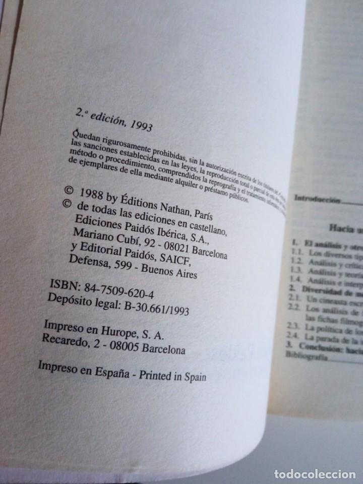 Libros de segunda mano: Analisis del film E, Paidos 1993 - Foto 3