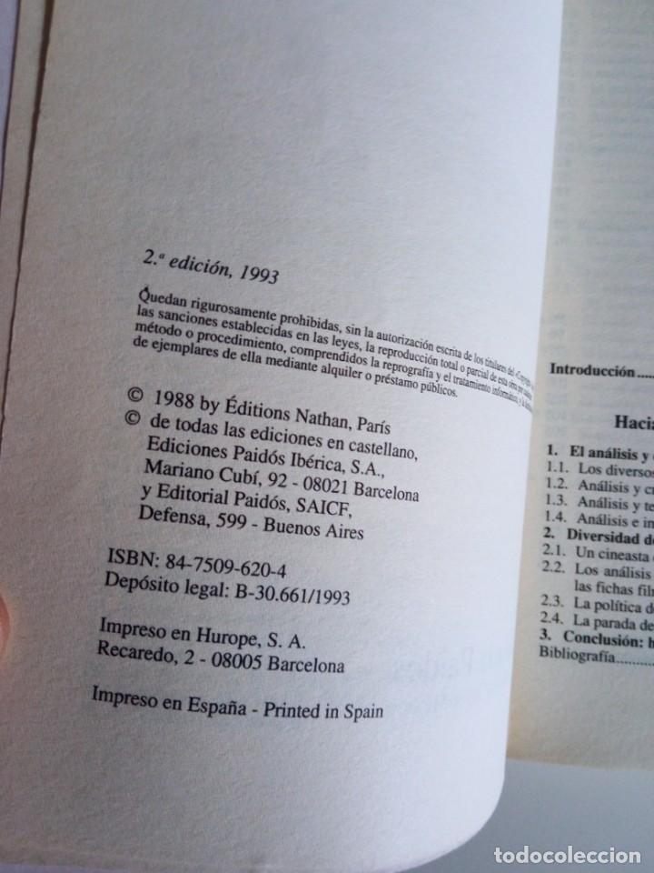 Libros de segunda mano: Analisis del film E, Paidos 1993 - Foto 4