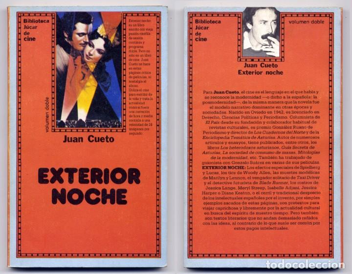 Libros de segunda mano: CUETO, Juan. Exterior noche. 1985. - Foto 1