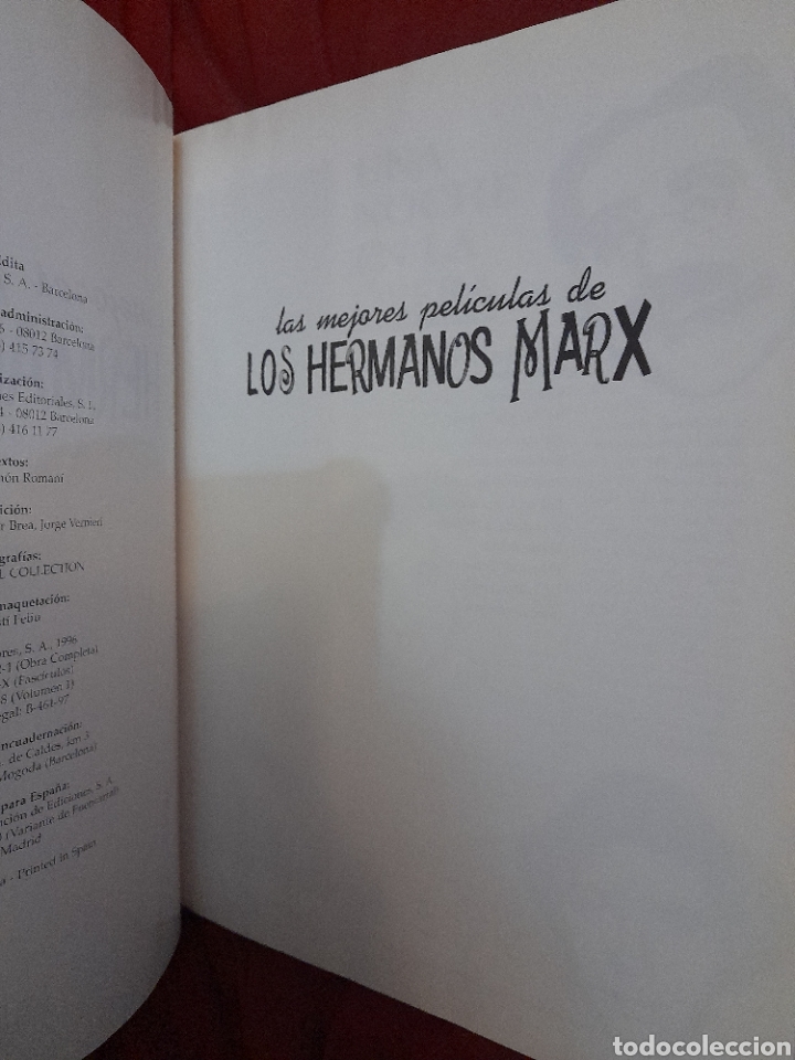 Libros de segunda mano: LIBRO LAS MEJORES PEL&Iacute;CULAS DE LOS HERMANOS MARX - Foto 8