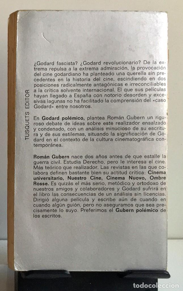 Libros de segunda mano: GODARD POL&Eacute;MICO. Rom&aacute;n Gubern - Foto 2