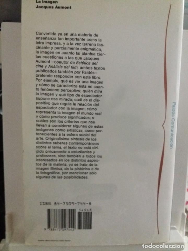 Libros de segunda mano: LA IMAGEN - JACQUES AUMONT - PAIDOS - Foto 2