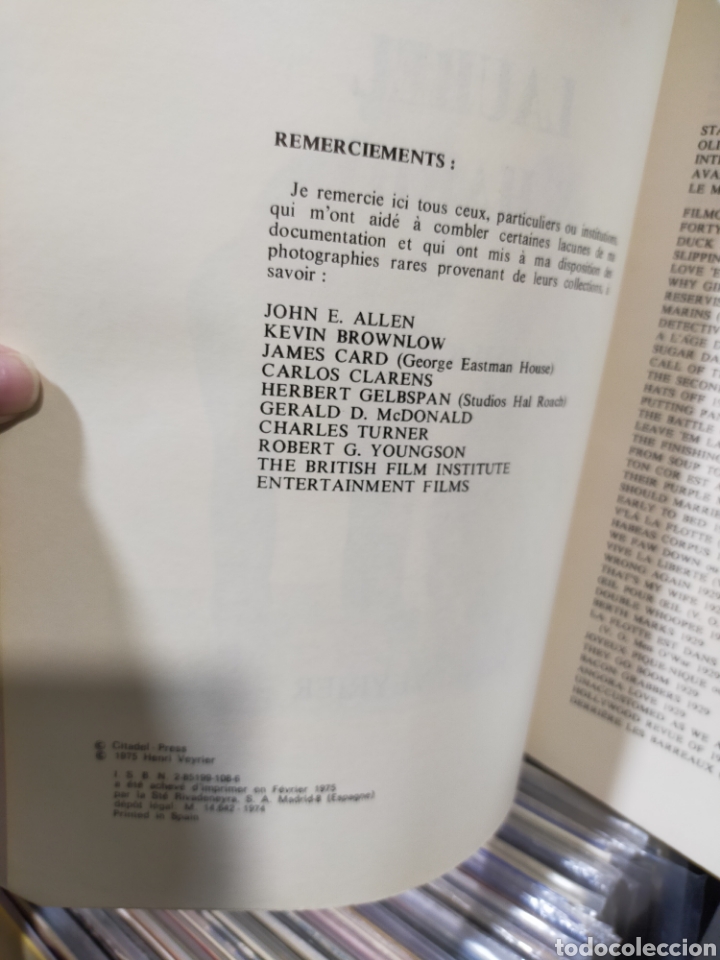 Libros de segunda mano: LAUREL ET HARDY - WILLIAM K. EVERSON - EN FRANC&Eacute;S - EL GORDO Y EL FLACO - Foto 8
