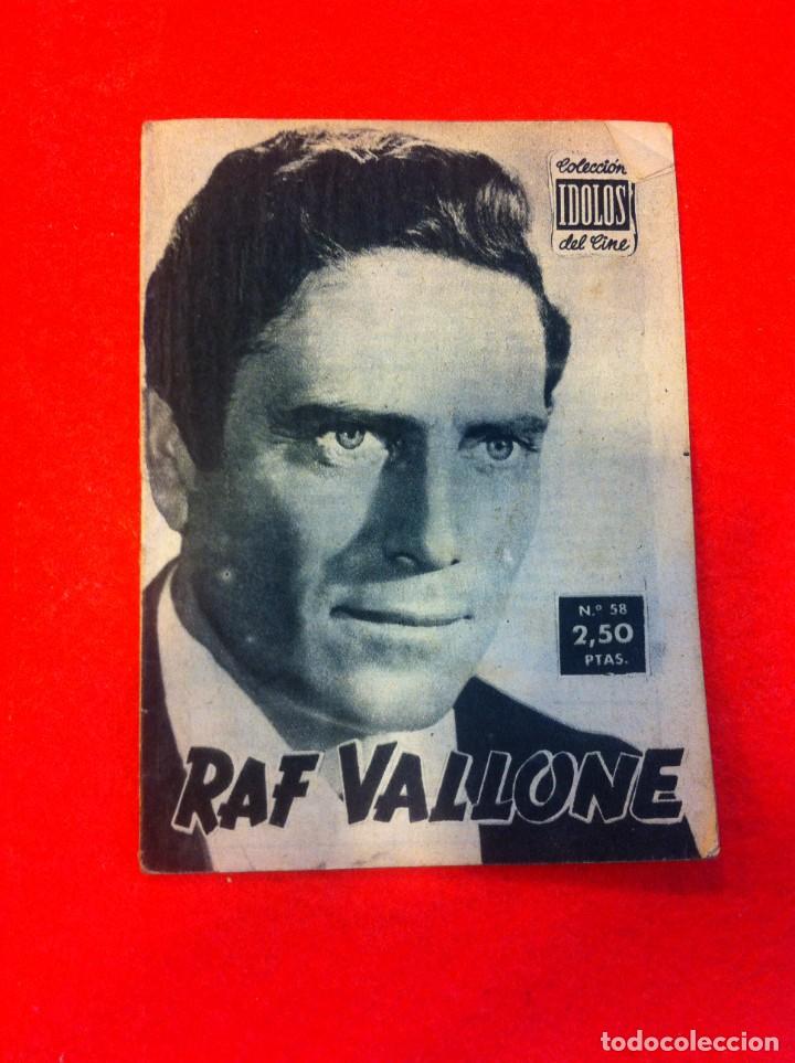 Gebrauchte B&uuml;cher: COLECCI&Oacute;N IDOLOS DEL CINE. RAF VALLONE. N&ordm; 58