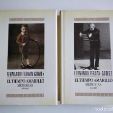 Libros de segunda mano: EL TIEMPO AMARILLO. MEMORIAS. VOL. 1 (1921- 1943). VOL. 2 (1943 - 1987) FERNÁN-GÓMEZ, FERNANDO. Lote 337539188