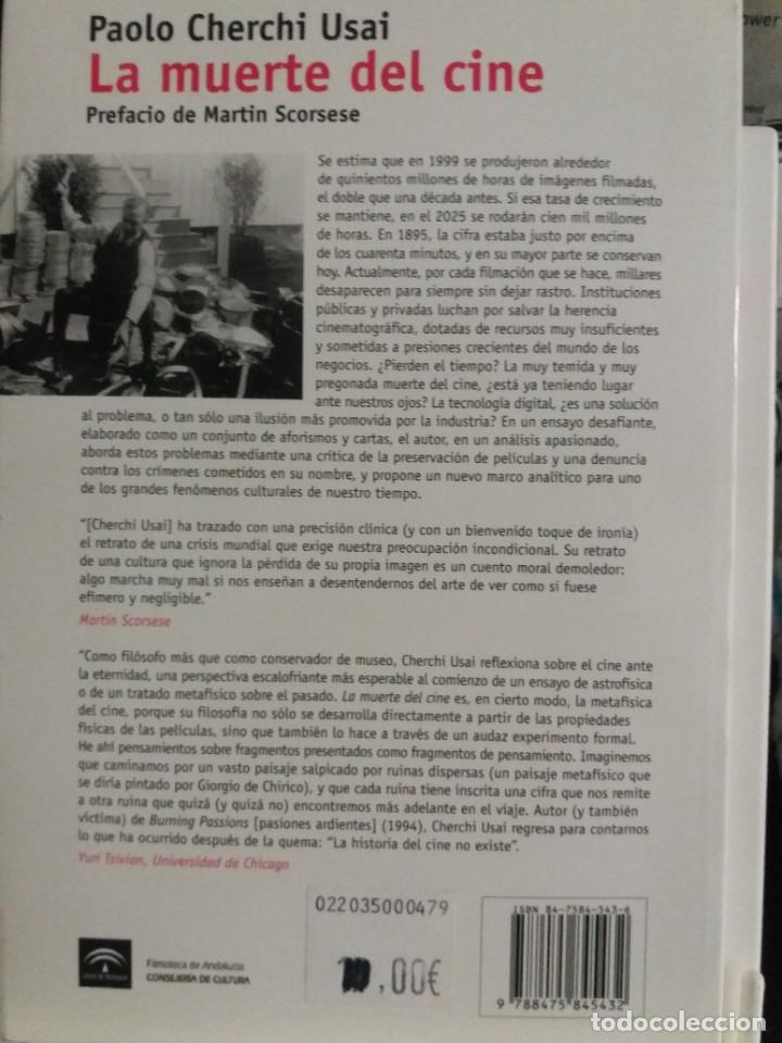 Libros de segunda mano: LA MUERTE DEL CINE - LAERTES - Foto 2