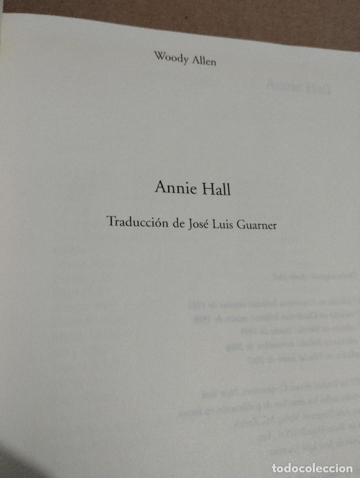 Libros de segunda mano: ANNIE HALL (WOODY ALLEN) - Foto 2