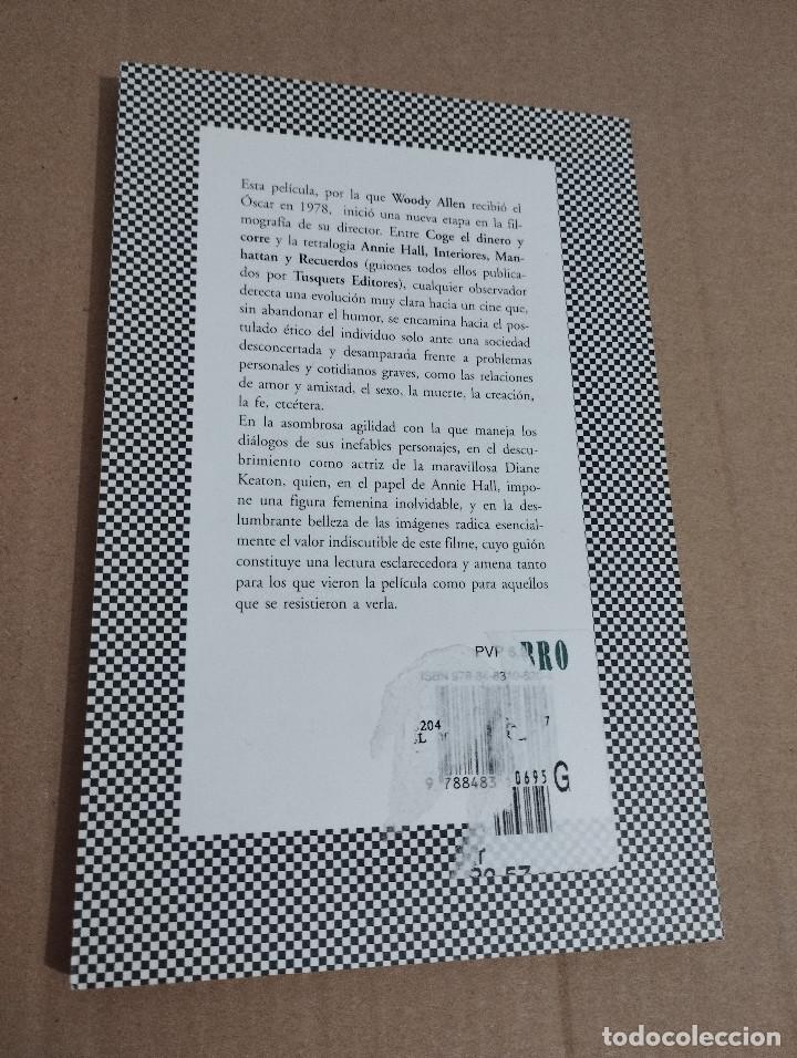 Libros de segunda mano: ANNIE HALL (WOODY ALLEN) - Foto 3