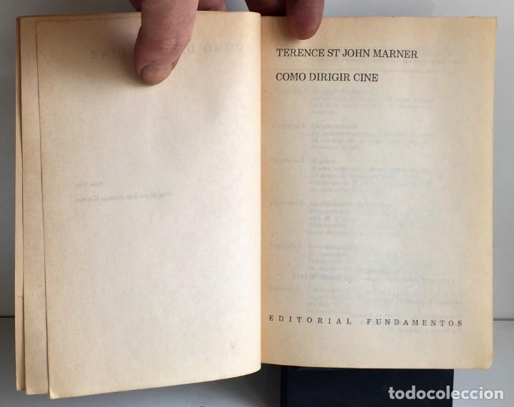 Libros de segunda mano: C&Oacute;MO DIRIGIR CINE. Terence St. John Marner - Foto 4