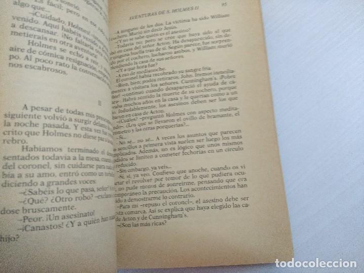 Libros de segunda mano: AVENTURAS DE SHERLOCK HOLMES II/ARTHUR CONAN DOYLE. - Foto 2