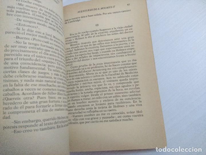 Libros de segunda mano: AVENTURAS DE SHERLOCK HOLMES II/ARTHUR CONAN DOYLE. - Foto 3