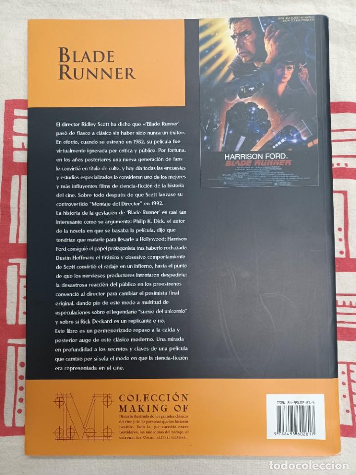 Libros de segunda mano: PRIETO, MIGUEL &Aacute;NGEL. BLADE RUNNER. COLECCI&Oacute;N MAKING OFF - Foto 3
