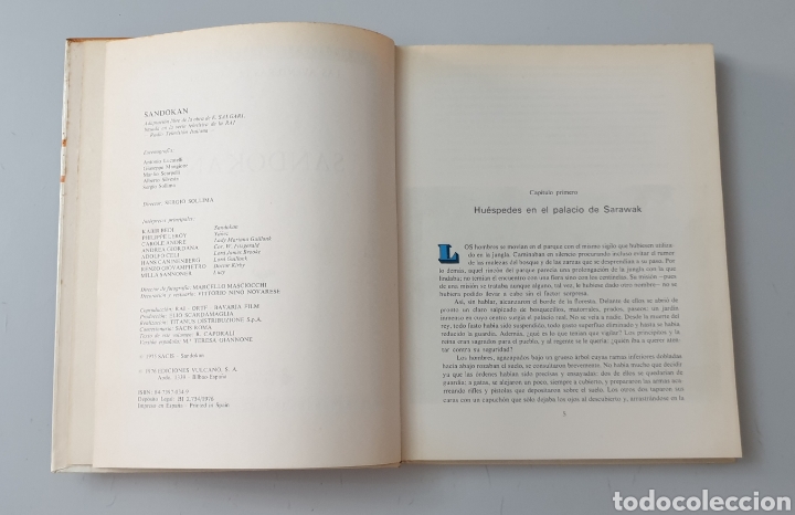 Libros de segunda mano: LIBRO LAS AVENTURAS DE SALGARI SANDOKAN (Ediciones Vulcano, 1976) - Foto 7