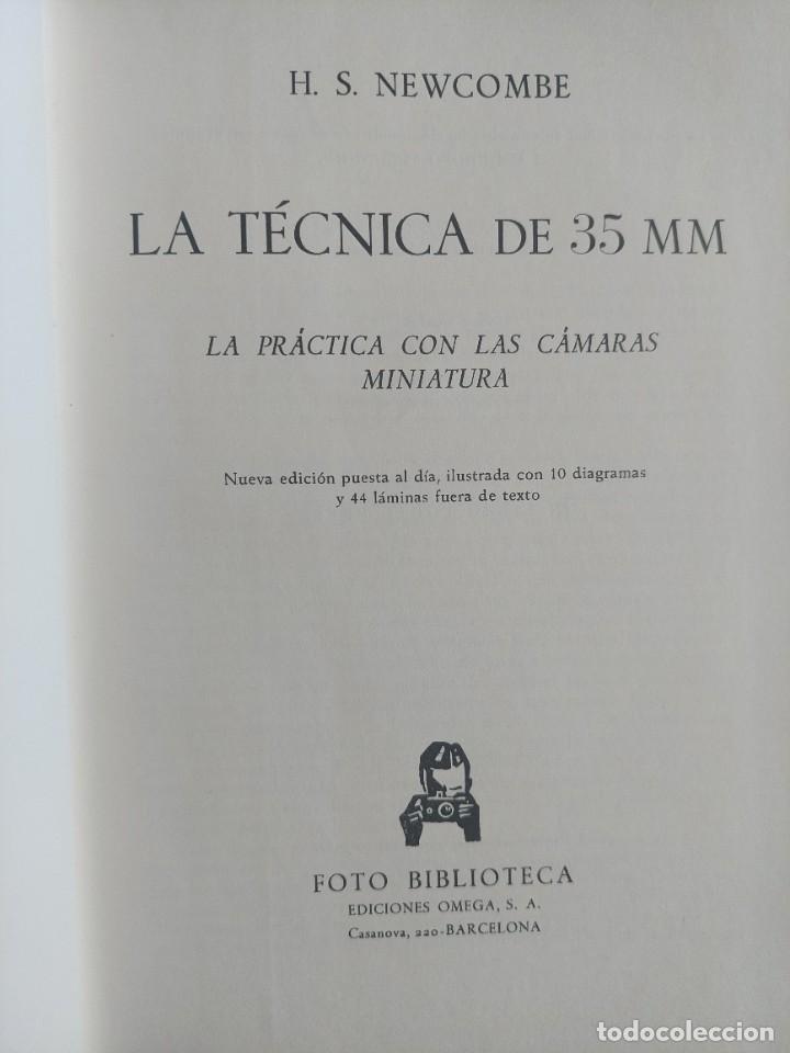 Libros de segunda mano: La tecnica de 35mm H.S.Newcombe ed dev1966 - Foto 2