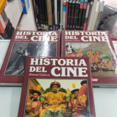 Libros de segunda mano: HISTORIA DEL CINE OBRA COMPLETA 3 TOMOS ROMAN GUBERN ILUSTRADOS MUY BUEN ESTADO FILMOGRAFIA. Lote 362339785